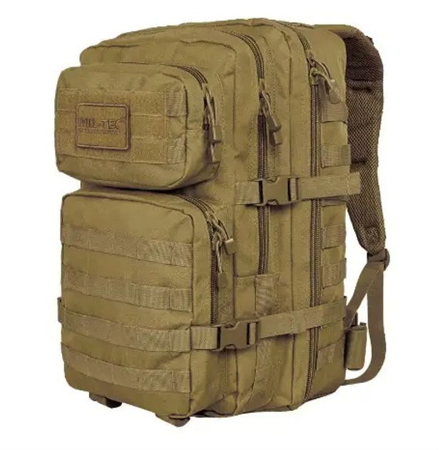 Тактичний рюкзак MIL-TEC Tactical Assault 36 літрів штурмовий рюкзак Койот - зображення 1