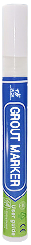 Маркер олівець коректор для відновлення кольору швів кахлю Grout Marker White - изображение 3