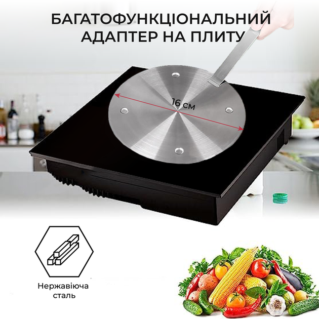 Адаптер (переходник) для индукционной плиты No Brand 16 см - изображение 2