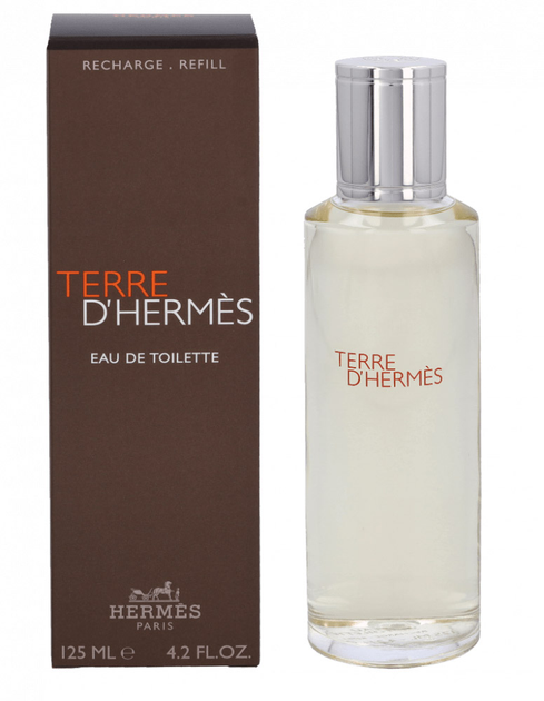 Туалетна вода для чоловіків Hermes Terre D'Hermes Refill Bottle Edt 125 мл (3346130009672) - зображення 1
