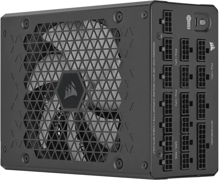 Блок питания Corsair HX1500i PCIE5 1500W 80 Plus Platinum (CP-9020261-EU) - изображение 1