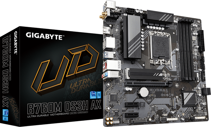 Материнська плата Gigabyte B760M DS3H AX (s1700, Intel B760, PCI-Ex16) - зображення 5