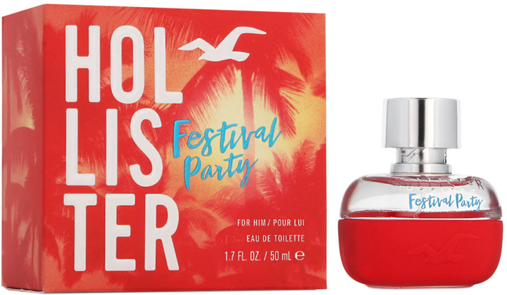 Woda toaletowa Hollister Festival Party Pour Lui Edt 50 ml (85715269003) - obraz 1