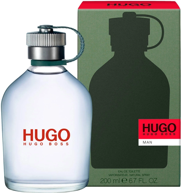Woda toaletowa męska Hugo Boss Hugo Man Edt 200 ml (3614229823776) - obraz 1