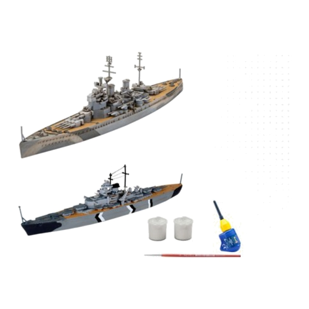 Збірна модель Revell First Diorama Set Bismarck Battle 1:1200 (4009803056685) - зображення 2