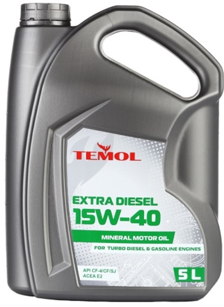 Масло моторное TEMOL EXTRA DIESEL 15W-40, 5Л – фото, отзывы ...