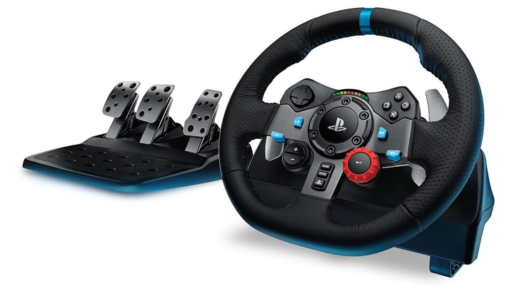 Набор Руль Logitech PlayStation 4 Driving Force Racing Wheel G29 Black + Рычаг переключения передач Logitech PlayStation 4 Driving Force Shifter - изображение 4