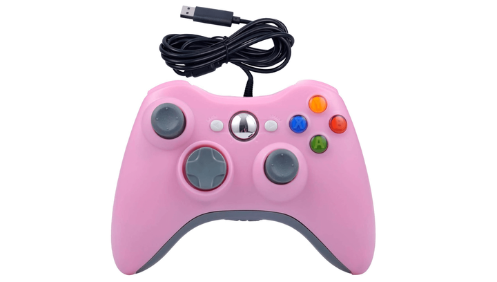 Геймпад Дротовий RMC Xbox 360 Pink 2m - зображення 2