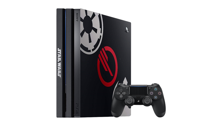 Набор Консоль Sony PlayStation 4 Pro CUH-70-71xx Star Wars Battlefront II Limited Edition 1TB Black Б/У + Геймпад Беспроводной DualShock 4 Version 2 - изображение 2