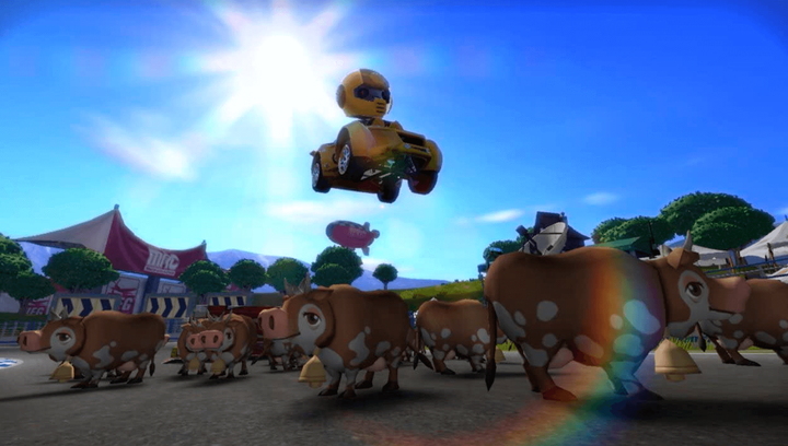 Гра Sony PlayStation Portable ModNation Racers Російська Озвучка Б/У - Фото 4 Гра Sony PlayStation Portable ModNation Racers Російська Озвучка Б/У - зображення 4
