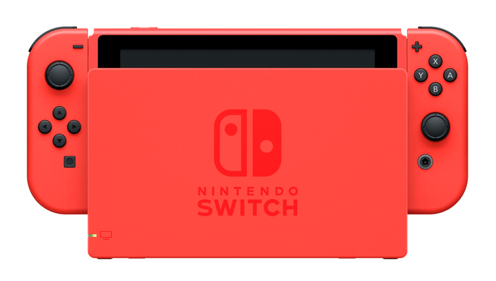 Консоль Nintendo Switch HAC-001(-01) Mario Red & Blue Edition 32GB Blue Red Б/У - изображение 4