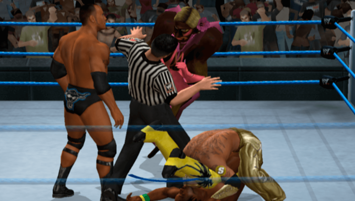 Игра Sony PlayStation 2 WWE SmackDown! vs. Raw 2008 2009 2010 в Ассортименте Europe Английская Версия Б/У - изображение 5