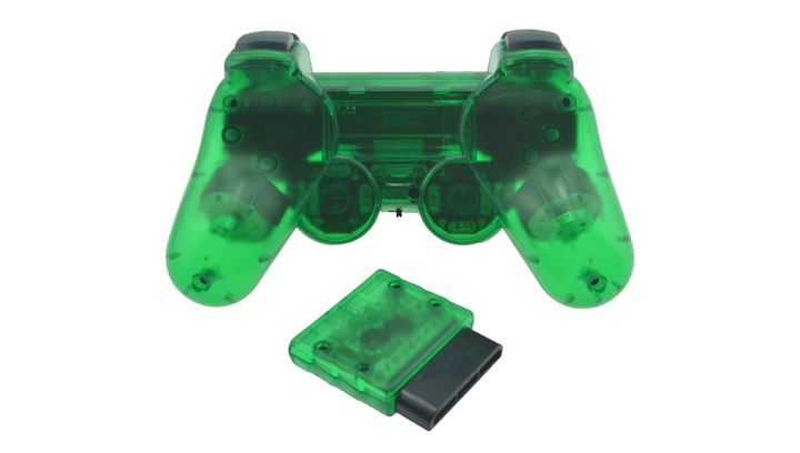 Геймпад Бездротовий RMC PlayStation 2 Green - зображення 4