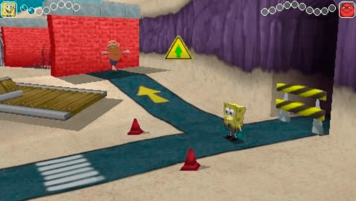 Гра Sony PlayStation Portable SpongeBob SquarePants: The Yellow Avenger Англійська Версія Б/У - зображення 6