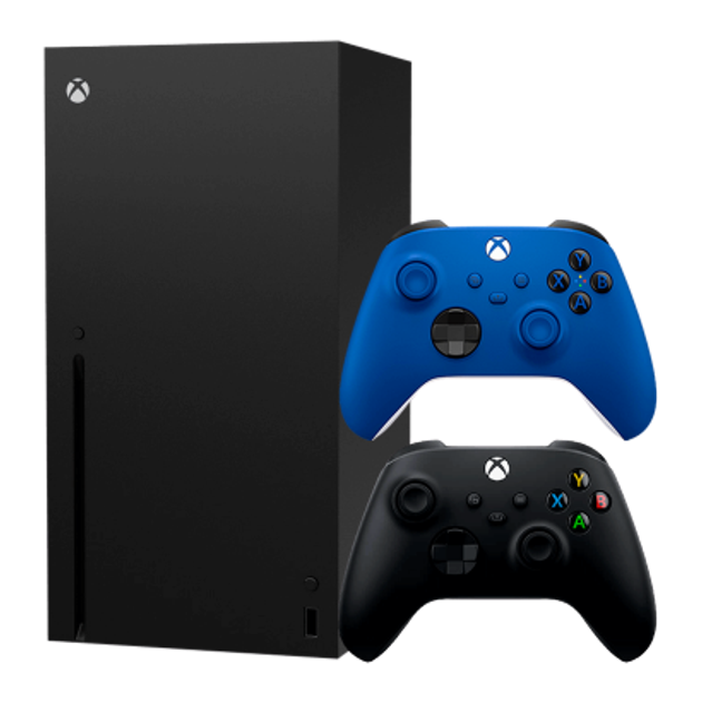 Набір Консоль Microsoft Xbox Series X 1TB Black + Геймпад Microsoft Xbox Series Shock Blue Набір Консоль Microsoft Xbox Series X 1TB Black + Геймпад Microsoft Xbox Series Shock Blue