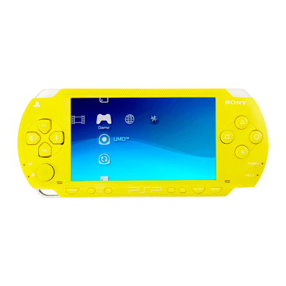 Консоль Sony PlayStation Portable FAT PSP-1ххх Yellow Б/У – фото