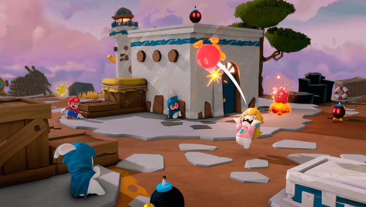 Гра Nintendo Switch Mario + Rabbids: Sparks of Hope Російські Субтитри - Фото 2 Гра Nintendo Switch Mario + Rabbids: Sparks of Hope Російські Субтитри - зображення 2