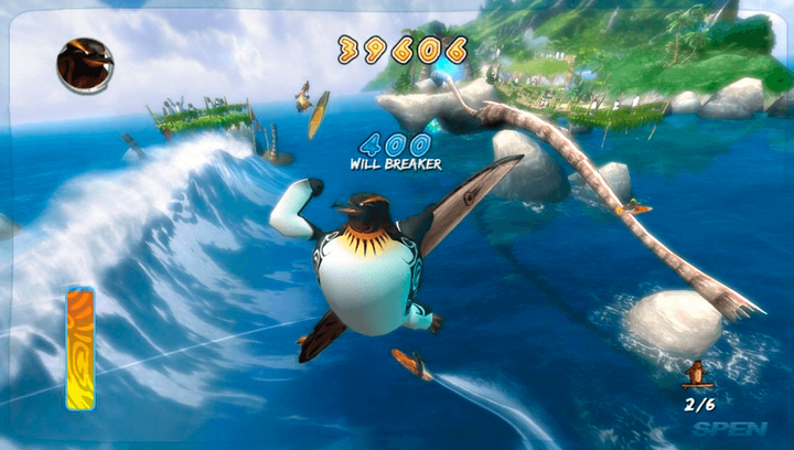Игра Sony PlayStation Portable Surfs Up Английская Версия Б/У - изображение 2