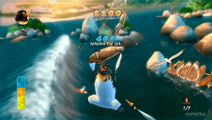 Игра Sony PlayStation Portable Surfs Up Английская Версия Б/У - изображение 6