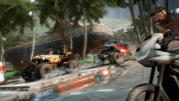 Игра Sony PlayStation 3 MotorStorm: Pacific Rift Русская Озвучка Б/У - изображение 2