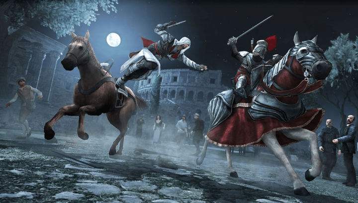Игра Sony PlayStation 3 Assassin's Creed Brotherhood Русская Озвучка Б/У - изображение 4