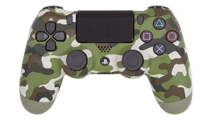 Геймпад Бездротовий Sony PlayStation 4 DualShock 4 Version 2 Green Camo Б/У - зображення 3
