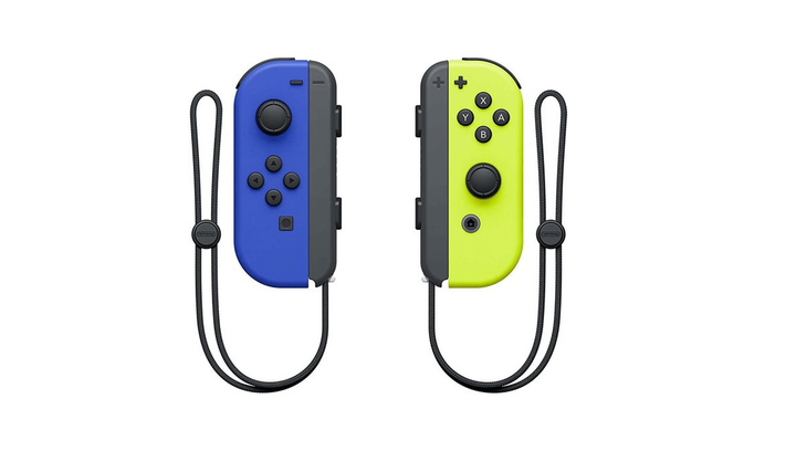 Контроллеры Беспроводной Nintendo Switch Joy-Con (45496431303) Blue Neon Yellow - Фото 2 Контроллеры Беспроводной Nintendo Switch Joy-Con (45496431303) Blue Neon Yellow - изображение 2
