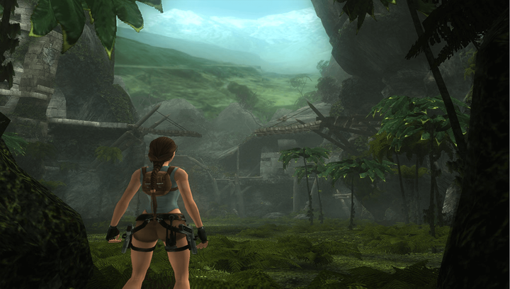 Игра Sony PlayStation Portable Lara Croft Tomb Raider Anniversary Английская Версия + Коробка Б/У - изображение 4