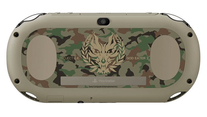Консоль Sony PlayStation Vita Slim God Eater 2 Limited Edition Модифікована 128GB Khaki + 5 Вбудованих Ігор Б/У - зображення 2