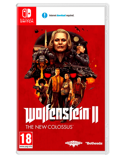 Игра Nintendo Switch Wolfenstein 2 The New Colossus Русские Субтитры - Фото 1 Игра Nintendo Switch Wolfenstein 2 The New Colossus Русские Субтитры - изображение 1