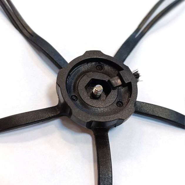 5-лопасна бічна щітка для Roborock Black - Фото 2 5-лопасна бічна щітка для Roborock Black - изображение 2