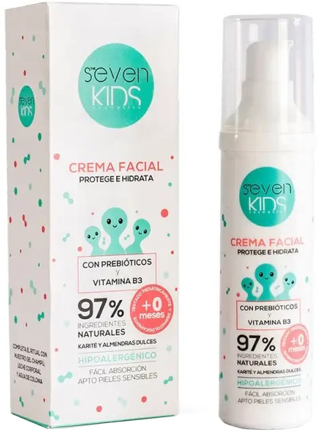 Krem do twarzy dla dzieci Seven Kids Probiotyk Witamina B3 50 ml (8436585486656) - obraz 1