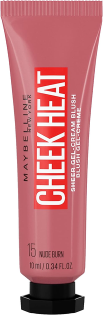 Рум'яна для обличчя Maybelline New York Cheak Heat 15 Світло-рожевий 10 мл (3600531591304) - зображення 1
