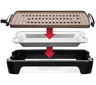 Гриль George Foreman 25850-56 Smokeless BBQ Grill Russell Hobbs (2000003349708) - изображение 9