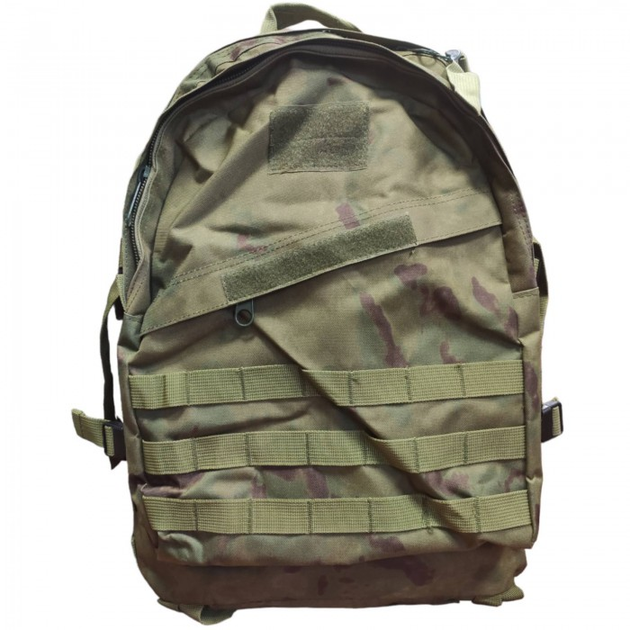 Тактичний рюкзак 40 літрів розміри 48х36х24 см із липучкою для шеврону Камуфляж - зображення 2