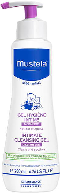 Гель для інтимної гігієни дитячий Mustela Bebe Intimate 200 мл (3504105031510) - зображення 1