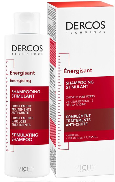 Тонізуючий шампунь Vichy Dercos Energy+ для боротьби з випадінням волосся 400 мл (3337871322243) - зображення 1
