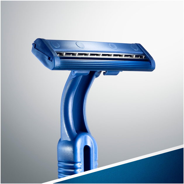 Jednorazowe maszynki do golenia (Razors) męskie Gillette Blue 2 10 szt. (7702018840755) - obraz 2