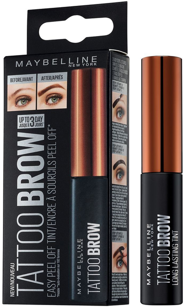 Тинт для брів Maybelline New York Brow Tattoo Gel Tint відтінок 1 Світло-коричневий (3600531417734) - зображення 1