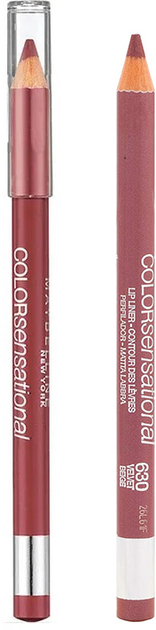 Олівець для губ Maybelline New York стійкий Color Sensational 2 г 630 (3600530575510) - зображення 1