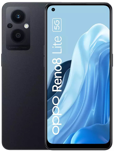 Smartfon Oppo Reno 8 Lite 5G 8/128GB DualSim Cosmic Black (6041275) - obraz 1