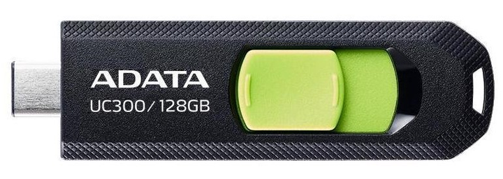 ADATA UС300 128GB Type-C Black/Green (ACHO-UC300-128G-RBK/GN) - зображення 2