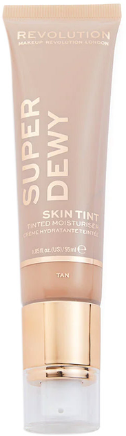 Зволожувальний тональний тінт Makeup Revolution Superdewy Skin Tint Moisturizer Tan 55 мл (5057566337021) - зображення 1