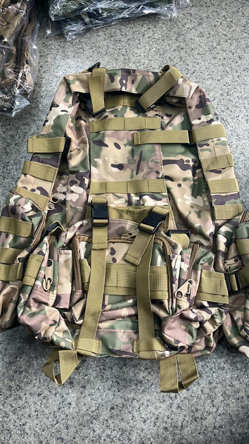 Тактичний військовий рюкзак 56л Attack Койот - зображення 1