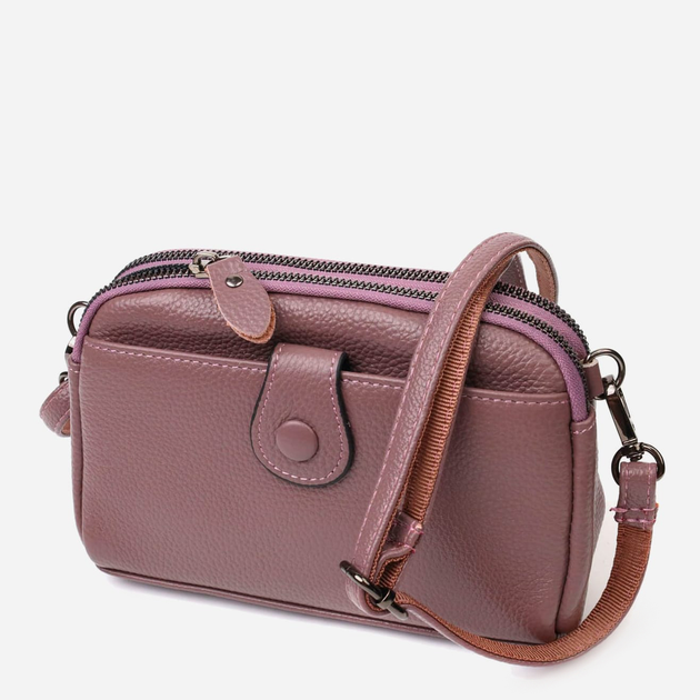 Сумка кросс-боди женская кожаная Vintage leather-22126 Пудровая – в ...
