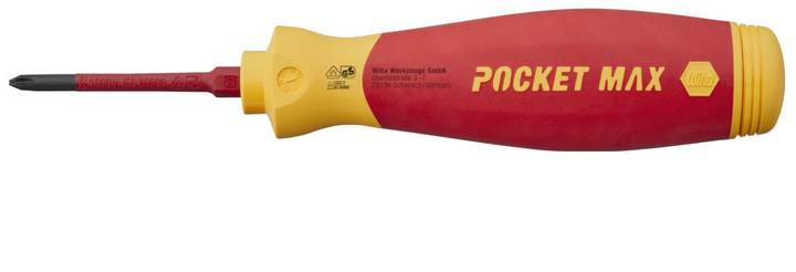 Викрутка магнітна з магазином для біт PocketMax®Electric Wiha 45296 - зображення 4
