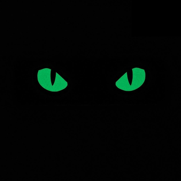 M-Tac нашивка Cat Eyes (Type 2) Laser Cut Ranger Green/GID - изображение 2