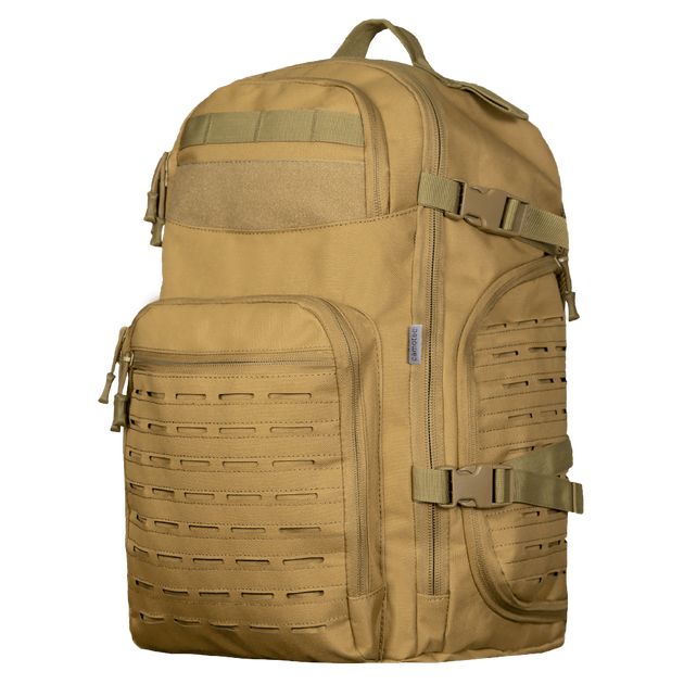 CamoTec рюкзак Brisk LC Coyote, похідний рюкзак, рюкзак армійський 30л, рюкзак 30л, великий рюкзак койот 30 л - зображення 1