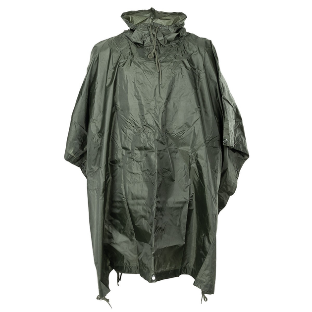 Дождевик пончо MFH Poncho Rip-Stop Olive - изображение 1