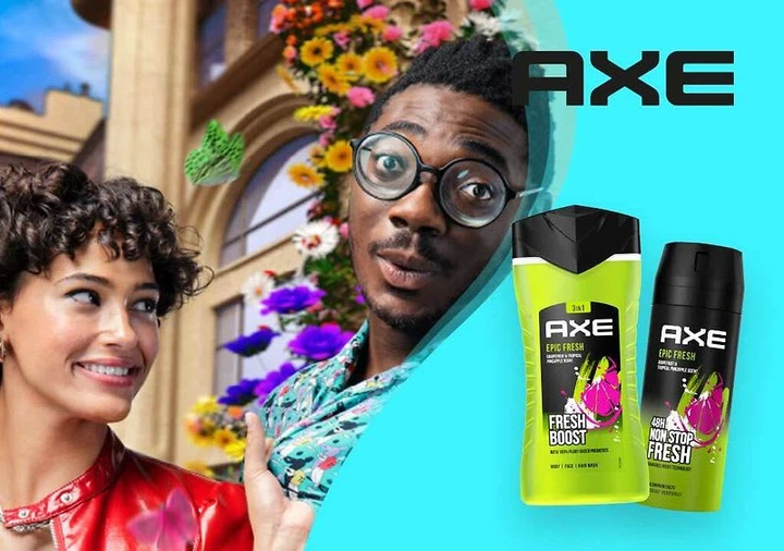 AXE AFTERS スパークリングフルーツ 9本セット Гель-шампунь 3 в 1 Axe Epic Fresh Shower Gel for Face, Body, and